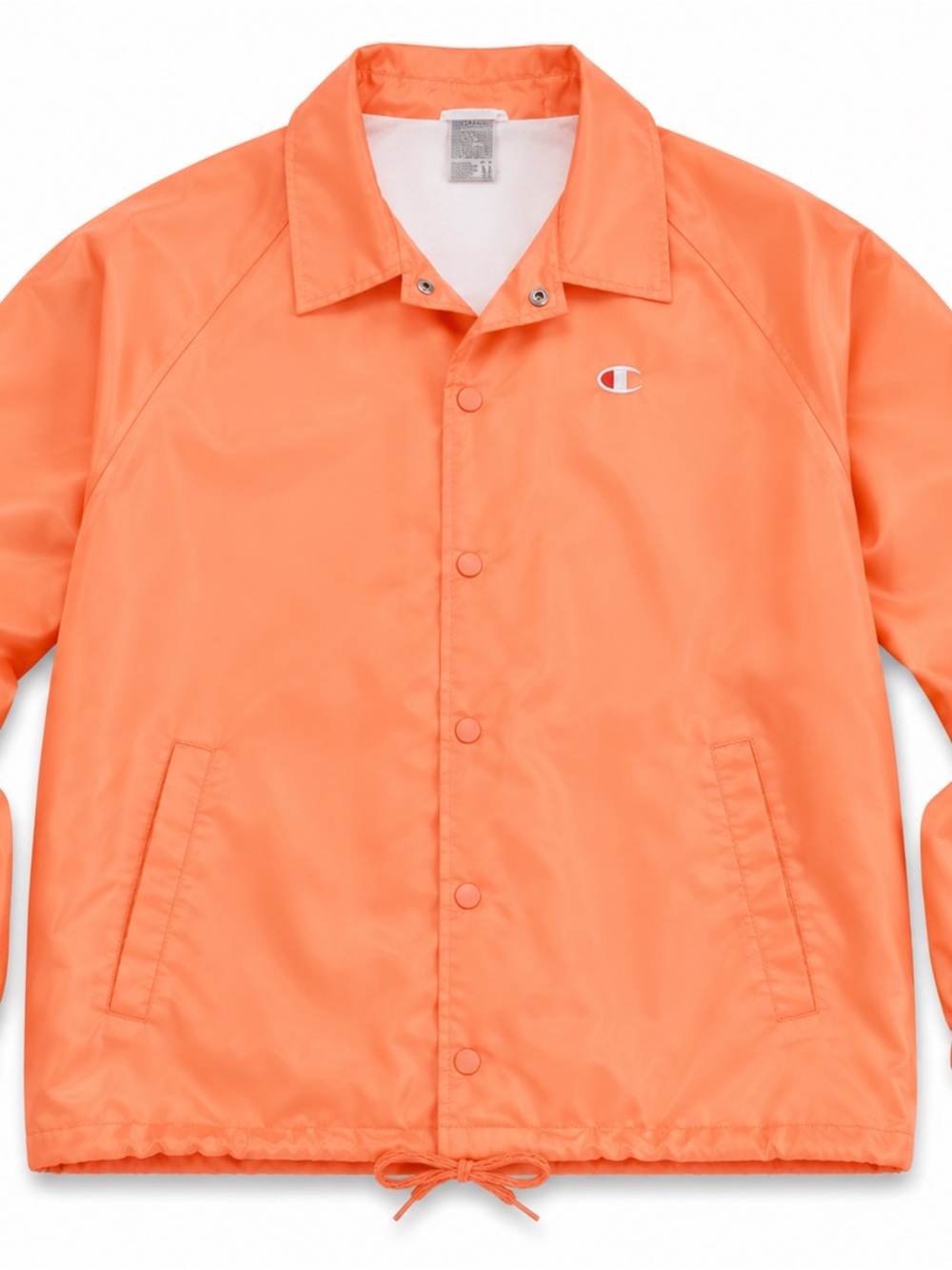 Champion Coral Orange Windbreaker Jacket